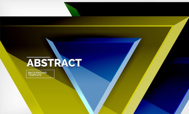 Tecnología futurista formas geométricas 3D fondo abstracto mínimo