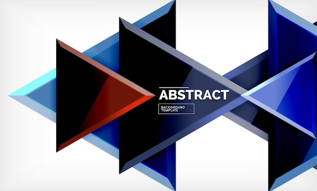 Tecnología futurista formas geométricas 3D fondo abstracto mínimo