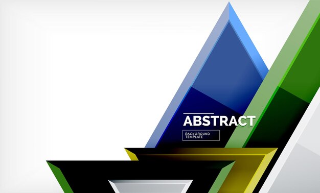 Tecnología futurista formas geométricas 3D fondo abstracto mínimo