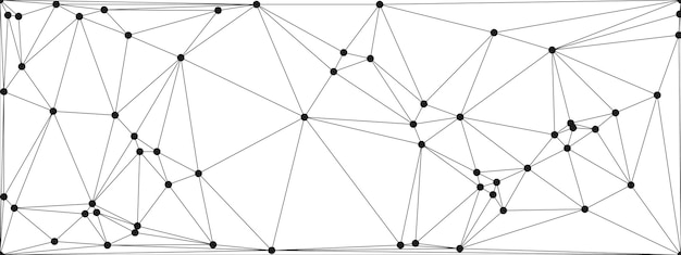 Tecnología futurista vector de fondo de línea de triángulo geométrico