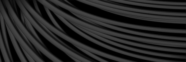 Tecnología geométrica rayas negras brillantes fondo abstracto
