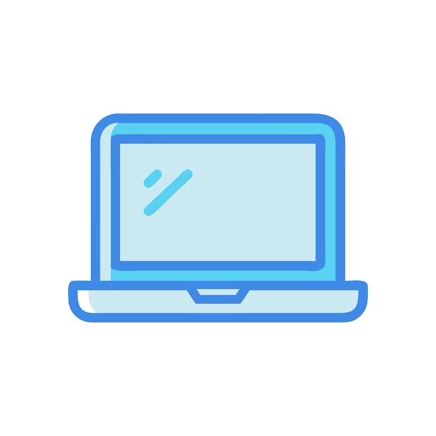 Tecnología de íconos de portátiles y vector de dispositivos para sitios web de interfaz de usuario y aplicaciones móviles