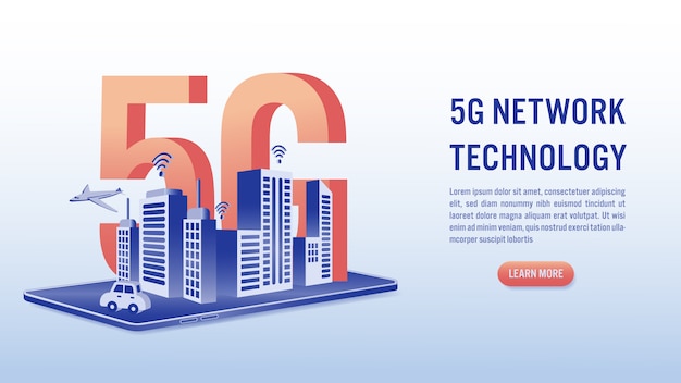 tecnología inalámbrica de red, concepto de internet de alta velocidad.