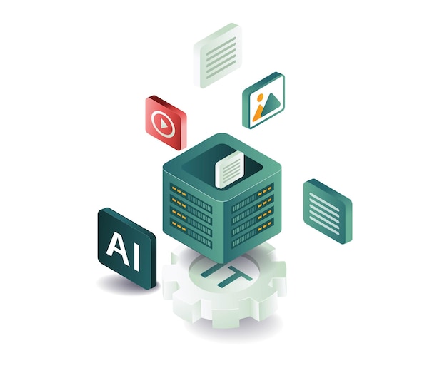 Tecnología de la información y servidor de datos