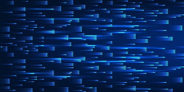 La tecnología informática con líneas avanzadas transmite la velocidad de procesamiento de la transmisión de datos