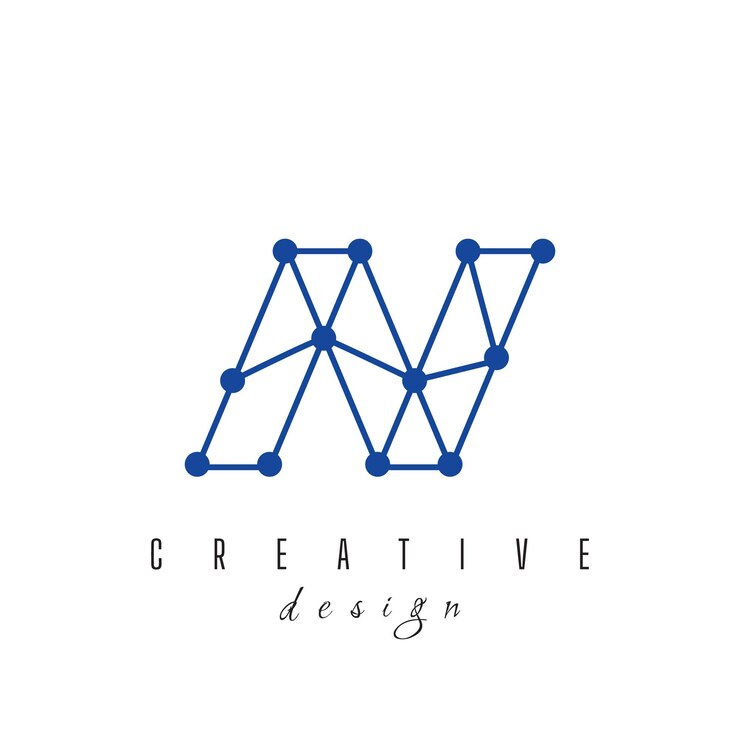 Vector tecnología de la letra n comunicación de conexión a la red o diseño del logotipo de la galaxia