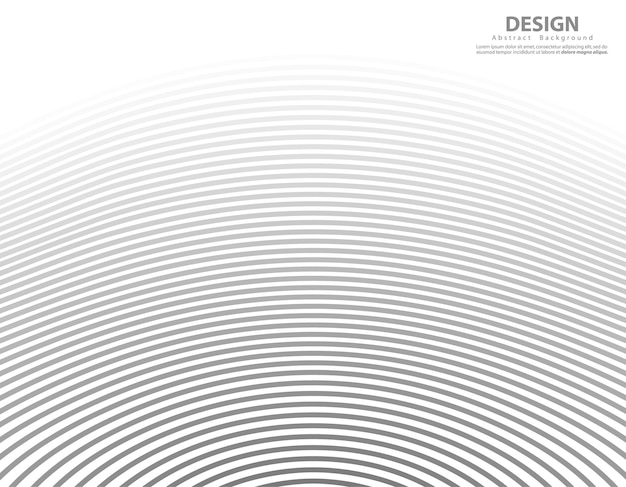 Tecnología de líneas circulares plantilla futurista de alta tecnología