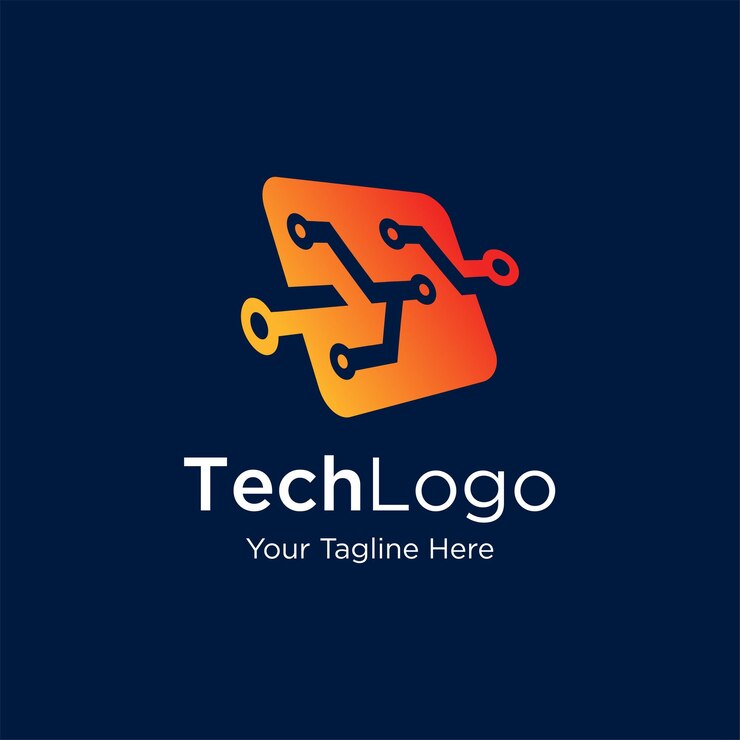 Vector tecnología logo plantilla diseño vector icono símbolo concepto abstracto web ilustración