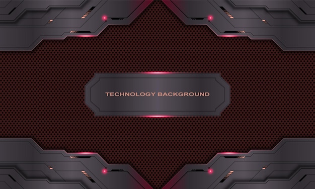 Tecnología metálica con fondo claro