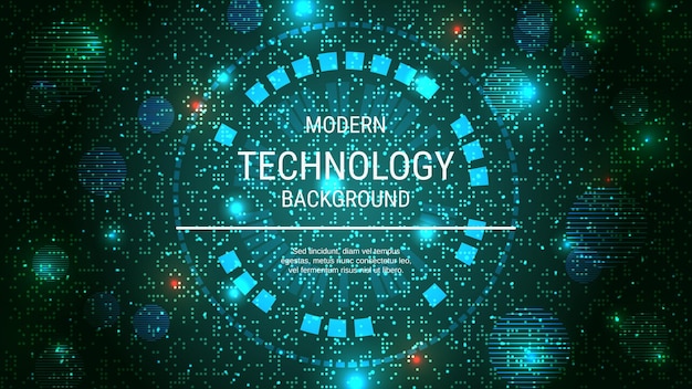 Tecnología moderna y estilo de la industria