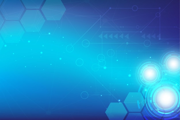 Tecnología del neón antecedentes abstractos
