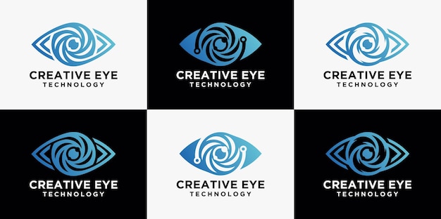 tecnología ojo logo diseño ojo logo vigilancia ojo tecnología