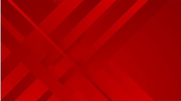 Tecnología de patrón de líneas abstractas sobre fondo de degradados rojos