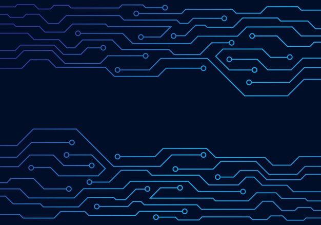 Tecnología de las placas de circuitos Gradiente vectorial de fondo