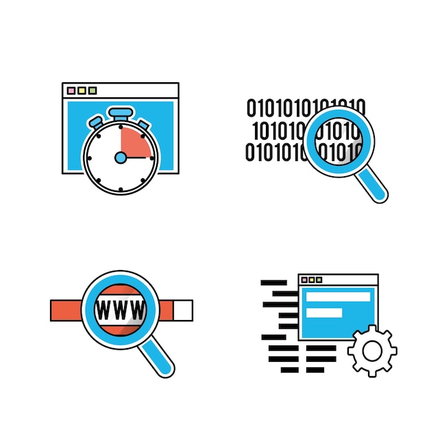 tecnología de programador de códigos web