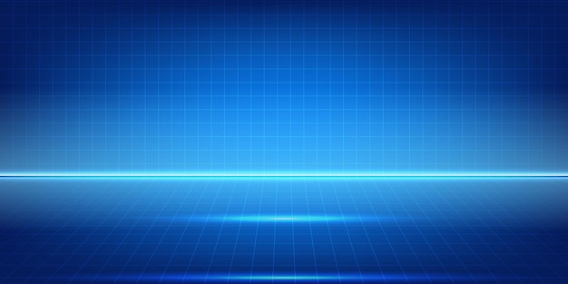 Tecnología de red azul de fondoHola Techbackdropbanner
