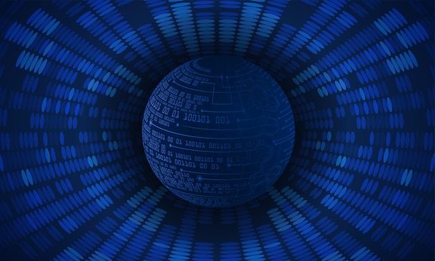 tecnología de red de circuitos mundiales global