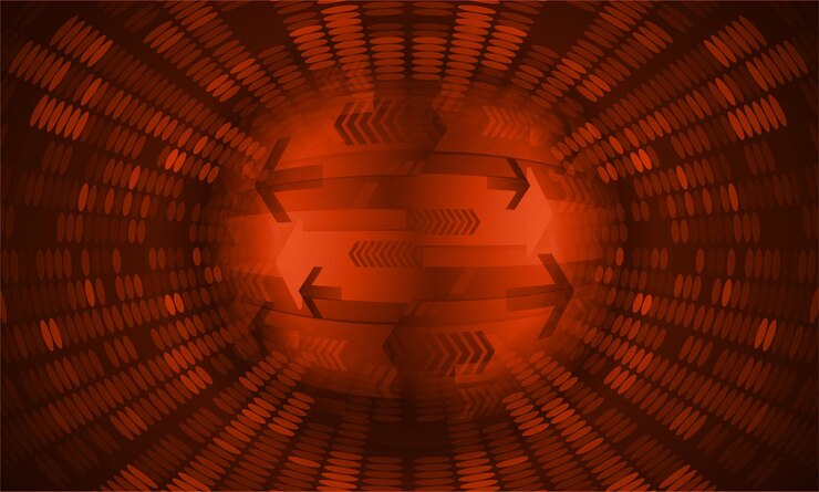 Vector tecnología de red de circuitos