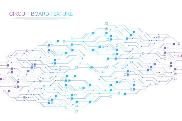 Tecnología resumen de la textura de la placa de circuitos