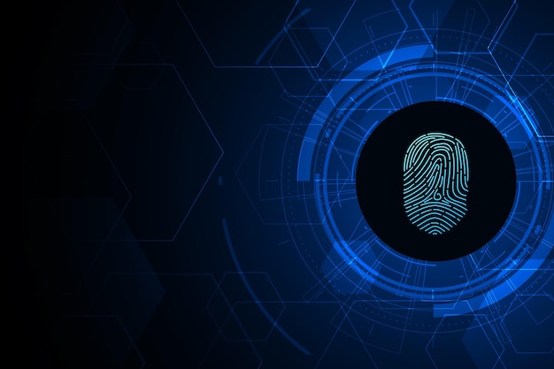 Tecnología de seguridad biométrica de huellas dactilares Autenticación digital
