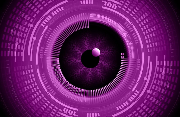 Vector tecnología de seguridad ocular