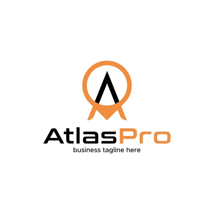 Vector tecnología telematict internacional de atlas pro vector del elemento del icono del diseño del logotipo gps