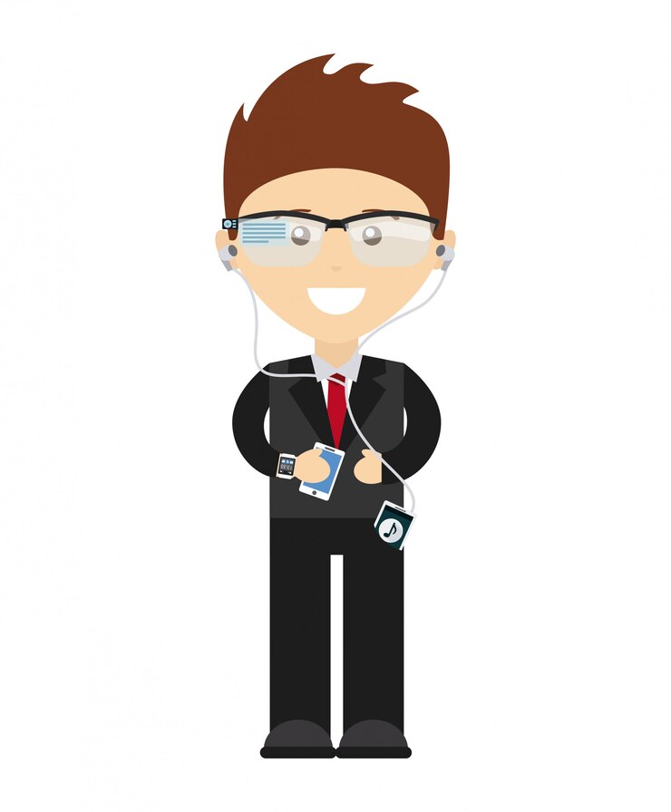 Vector tecnología usable