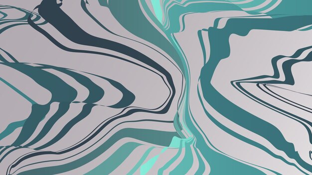Tecnología verde abstracta rayas verticales onduladas en fondo gris en resolución 4k