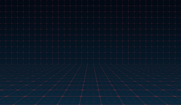 Tecnología virtual interfaz de usuario futurista hud cuadrícula diseño elegante nave espacial fui gui telón de fondo