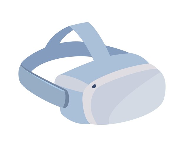 tecnología vr gafas ilustración aislada