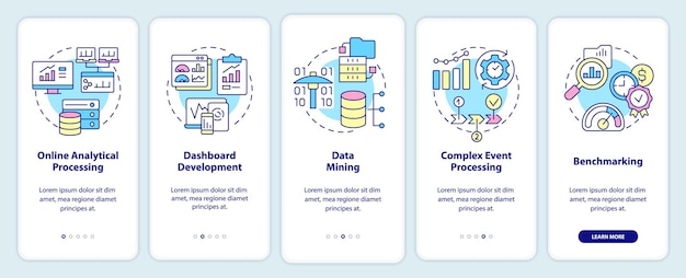 Tecnologías de inteligencia empresarial que incorporan la pantalla de la aplicación móvil