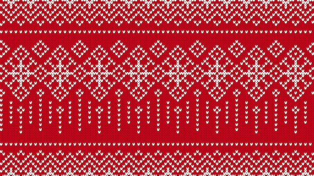 Tejer fondo transparente. Patrón de Navidad rojo. Ilustración vectorial.