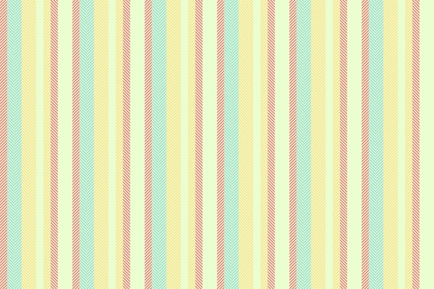 Tejido de cama patrón vectorial fondo líneas de golf franja sin costura Fabricación de tela textil de textura vertical en colores claros y amarillos