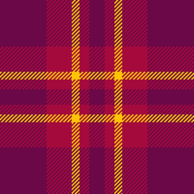 Tejido sin costuras de fondo de patrón tartan de cheque con una textura a cuadros vectoriales