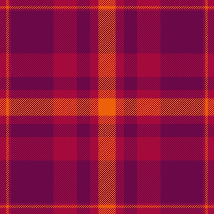 Vector tejido delicado textil sin costuras patrón vectorial de fondo perfecto textura de tartan sutil a cuadros en colores rosa y rojo