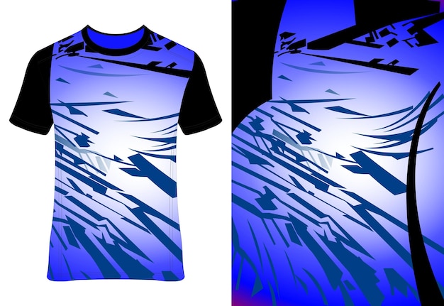Tejido de diseño deportivo de camiseta para sublimación Archivo vectorial de diseño de sublimación de camiseta