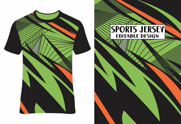 Tejido de diseño deportivo de camiseta para sublimación Archivo vectorial de diseño de sublimación de camiseta