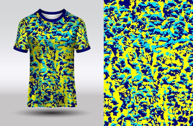 Tejido de diseño de jersey deportivo textil para sublimación.