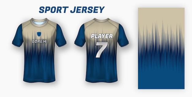 Tejido de diseño de jersey deportivo textil para sublimación.