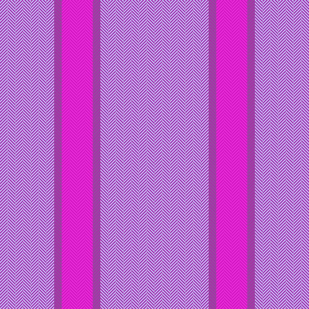 Tejido de fondo sin costuras de patrón textil vertical con una franja de textura de líneas vectoriales en colores violeta y cian