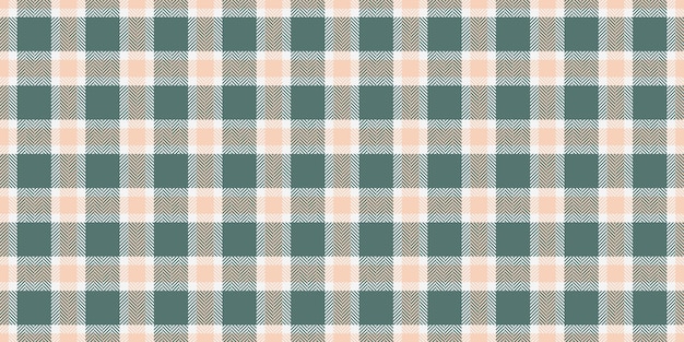 Tejido de fondo Deco, imagen vectorial, patrón textil tartan, textura de chequeo, cuadros sin costuras en colores pastel y blanco