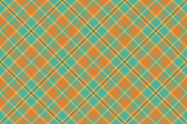 Tejido de fondo de patrón a cuadros sin costuras con textura de tartan vectorial