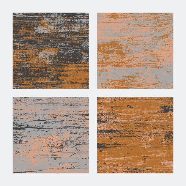 Tejido o textura grunge oxidada fondos cuadrados patrones grungy de colores abstractos