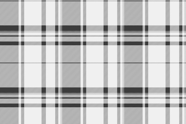 Tejido de patrón de tela de textura de fondo vectorial con un textil de cuadros sin costura de tartan