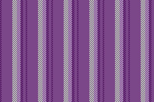 Tejido de rayas de fondo de textura de patrón con un vector de líneas verticales sin costura en colores morados y claros