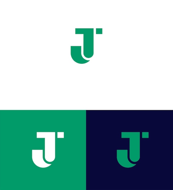 Tejido de símbolo de signo de identidad de la letra JT