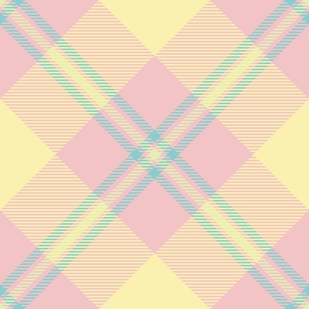 Tejido tartán a cuadros vector patrón fresco textura sin costuras idea chequear fondo textil a cuadros en colores claros y amarillos
