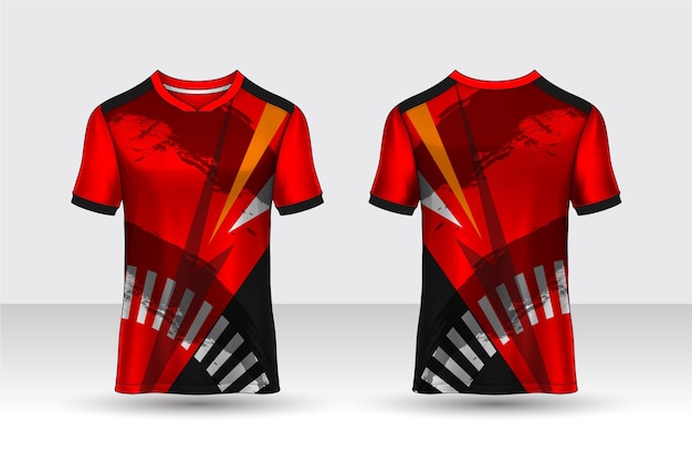 Tejido de tela de diseño de camiseta deportiva para fútbol, cricket, deportes electrónicos