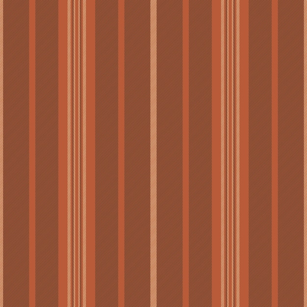 Tejido textil sin costuras de fondo vectorial vertical con líneas de patrón de textura de rayas