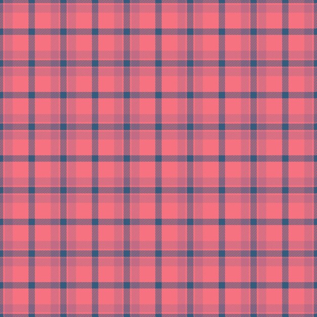 Tejido textil a cuadros tranquilo eps tartan textura sin costuras patrón de fondo de control vectorial perfecto en colores rojo y cian